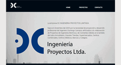 Desktop Screenshot of dcingenieria.cl